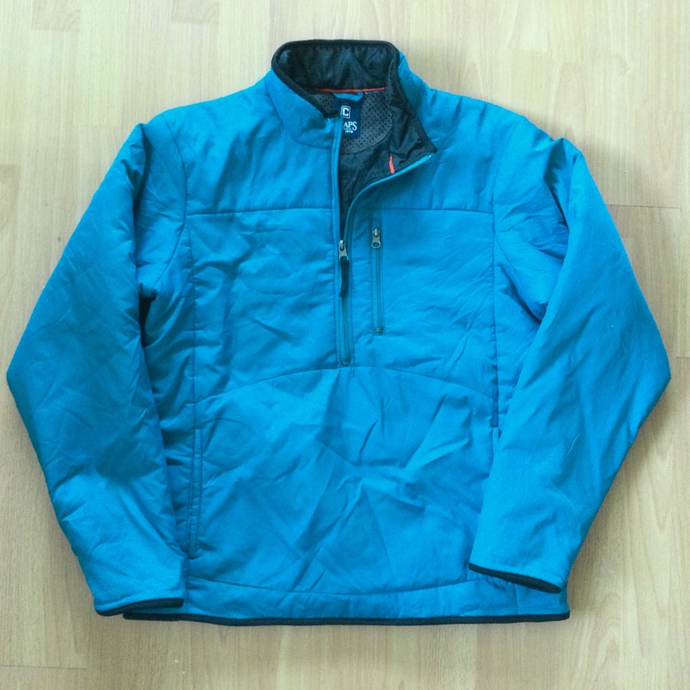 Chaps Ralph Lauren 1/4 Zip Men's Anorak Jacket Lightweight fill Large